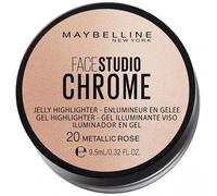 Maybelline New York - Gel Illuminateur Face Studio Chrome - 20 Rose Métallique