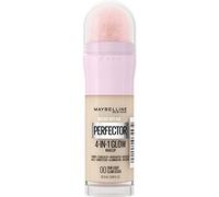 Maybelline New York Instant Glow Perfector 4-en-1 Fair Light 20ml | Floute pores, Corrige imperfections, Unifie teint, Applicateur éponge intégré, 7 teintes disponibles