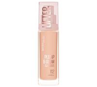 Maybelline New York Lifter Plump & Glow - Fond de Teint - Repulpe et Illumine Instantanément - Fini Uniforme, Lifté et Radieux - Teinte : 112-30 ml