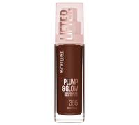 Maybelline New York Lifter Plump & Glow - Fond de Teint - Repulpe et Illumine Instantanément - Fini Uniforme, Lifté et Radieux - Teinte : 385-30 ml