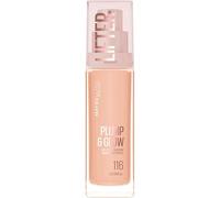 Maybelline New York Lifter Plump & Glow - Fond de Teint - Repulpe et Illumine Instantanément - Fini Uniforme, Lifté et Radieux - Teinte : 116 - 30 ml