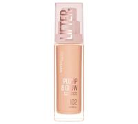 Maybelline New York – Fond de Teint Lifter Plump & Glow – Repulpe et Illumine – Teinte 102, 30 ml