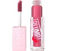 Maybelline New York Lifter Plump Lip Gloss Lasting Plump Heated Formula with Hyaluronic Acid and Chilli Pepper XL Wand Vegan Formula Shade 001 Blush Blaze