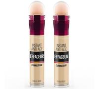 Maybelline New York - Lot de 2 Anti-cernes/Correcteur Fluide - Instant Anti-Age L’Effaceur - Teinte : Beige Rosé (01) - 2x 6,8 ml