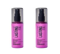 Maybelline New York Spray Fixateur Maquillage Tenue 16H Mat Lot de 2 | Diffusion ultra précise, Sans effet matière, Résultat mat longue durée, Anti-brillance, Lot de 2 x 100ml