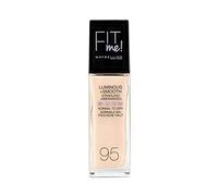 Maybelline New York Make Up Fit Me! Fond de teint avec SPF18 pour peaux impeccables tous types de peau N°95 Fair Porcelain 30 ml