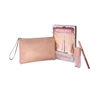 Maybelline New York Make Up in The City Coffret Cadeau Noël avec Lifter Gloss Ice 002 + Crayon Lèvres Big Lift 07 + Pochette Pailletée