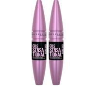 Maybelline New York Mascara Cils Sensational Volume Intense Black 9,5ml (Lot de 2)