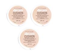 Maybelline New York Paris Fond de teint Liquide Coussin Dream Cushion - 10 Ivoire, Lot de 3