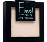 Maybelline New-York - Poudre Compacte Fit Me Matte & Poreless - Peaux normales à grasses - 100 Ivoire Doré - 9 g
