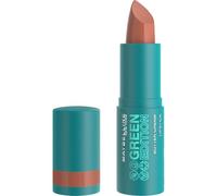 Maybelline New York - Rouge à Lèvres Satiné & Pigmenté - Enrichi en Beurre de Cacao - 86% d'Ingrédients d'Origine Naturelle - Formule Vegan - Butter Cream Green Edition - Teinte : Sandy (14)
