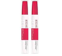 Maybelline New York - Rouge à Lèvres - Superstay 24H - Teinte : Raspberry (195) (Lot de 2)