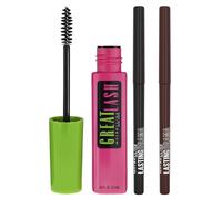 Maybelline New York - Routine maquillage regard intense : duo Lasting Drama Eyeliner 36h Sugar & Black Out + Great Lash Mascara Blackest-black
