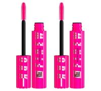 Maybelline New York Sensational Lashes Firework Mascara Volume et ouverture de l'œil Brosse à poils en spirale 24H Hold Pro Vitamine B5 Gel Formula - 2 x 10ml