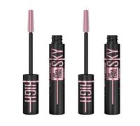 Maybelline New York Mascara Sensational Sky High Volume et Longueur Lot de 2 Noir Intense
