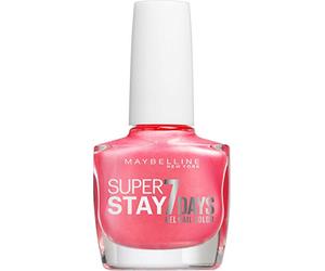 Maybelline New York Super Stay 7 Days Finish Vernis à ongles gel Forever Strong Rose Make Up/Tornado Color avec tenue ultra forte sans lampe UV Rose 1 x 10 ml