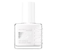 Maybelline New York - Vernis à Ongles Coloré Longue Tenue - Couleurs Intenses et Pigmentées - Renforce les Ongles Abîmés - Superstay Ink Bonder - Teinte : Blanc Nacre 77-12 ml