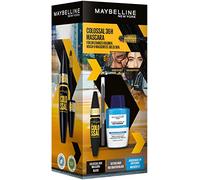 Maybelline New York The Colossal Colossal Lot de 3 kits : mascara noir 36H, crayon gel de tatouage, démaquillant pour les yeux waterproof