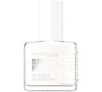 Maybelline New York - Vernis à Ongles Coloré Longue Tenue - Couleurs Intenses et Pigmentées - Renforce les Ongles Abîmés - Superstay Ink Bonder - Teinte : Blanc Pur 71-12 ml