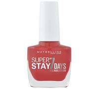 Maybelline New York Vernis à ongles rouge vif Superstay Forever Strong 7 jours ultra longue tenue sans lampe UV 10 ml