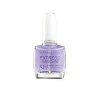 Maybelline New York Vernis à Ongles Transparent Base et Top Coat Express Manucure 3 en 1 Durcisseur 10 ml