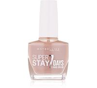 Maybelline Super Stay 7 Days Nail Polish 890 Greige Steel Intense Radiant Colour Extra Long Hold in Delicate Glossy Apricot 10ml