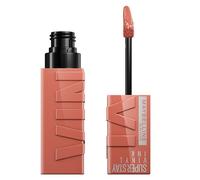 Maybelline New York SuperStay Vinyl Ink Rouge à Lèvres Liquide Golden 105 | Tenue 16h sans transfert, Pigments hautement concentrés, Technologie encre élastique, Application flèche précise