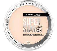 Maybelline Super Stay Up to 24HR Hybrid Powder Foundation, Medium to Full Coverage Makeup, Matte Finish, 102, 1 Count