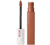 Maybelline Superstay Matte Ink Nudes Pintalabios Líquido Mate Tono 75 Fighter Color Nude Arcilla