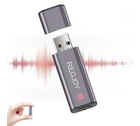 MayBest Mini enregistreur vocal numérique portable de 64 Go avec capacité d'enregistrement de 288 heures pour réunions, conférences, entretiens
