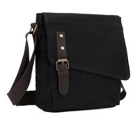 MayBlosom Petit sac messager, sac à bandoulière résistant à l'eau, sac à main en toile pour femmes et hommes