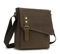 MayBlosom Petit sac messager, sac à bandoulière résistant à l'eau, sac à main en toile pour femmes et hommes