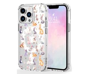 MAYCARI Coque Magnétique pour iPhone 12 Mini, Compatible avec MagSafe, Résistant au Jaunissement, étui Magnétique avec Motif Mignon D'Lapin pour Filles et Femmes pour iPhone 12 Mini