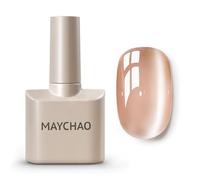MAYCHAO Vernis à ongles gel œil de chat 15 ml - Vernis à ongles magnétique avec aimant - Vernis à ongles holographique œil de chat - Pour nail art, manucure, bricolage à la maison