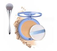 Maycheer Face Powder,Maycheer Foundation Makeup,Setting Powder Frosting to Hide Pores,Lasting Waterproof Oil Absorbing Pressed Powders Compact for Face (03, 1pcs)