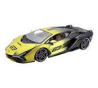 BBURAGO 1/18 Lamborghini Sian Hybride - Jaune Et Noire