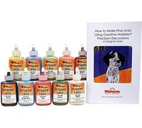 Mayco Designer Liner en céramique Glaze aux Auteurs - 35,4 gram chaque, kit de tous les 10 couleurs gratuit Livret d'instructions