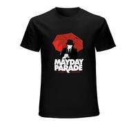 MayDay Parade A Lesson in Romantics Umbrella Man O-Neck 100% Cotton Short Sleeve Unisex T-Shirt XXL