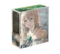 MayDee Boîte Cadeau De Collection Violet Evergarden. Badge Métallique Exclusif, Poster Collector, Verre à Eau Exclusif Boîte Cadeau Commémorative pour Les Fans - B