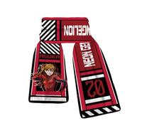 MayDee Echarpe Neon Genesis Evangelion, écharpe Chaude pour L'automne Et l'hiver, Mode Simple Echarpe pour Homme Echarpe pour Femme Anime EVA Figurine Cosplay (B)