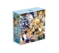 MayDee Genshin Game Boîte cadeau pour collectionneur à faire soi-même Personnage Anime Pack porte-bonheur Badge Genshin Cartes postales Poster Marque-page pour les fans de collection