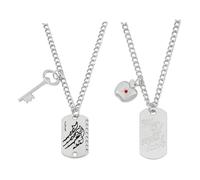 MayDee Love Deepspace Collier 2 Pièces Caleb Cosplay Mahiru Pendentif Collier Xia Yi Zhou Cosplay Accessoires