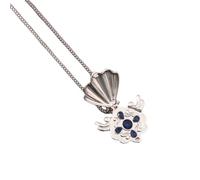 MayDee Mermaid Melody Collier De Coquillages à Sept Couleurs Pendentif pour Dames, Nanami Luchia Princesse Accessoires (C)