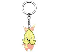 MayDee Porte-Clés Korogu Pendentif Anime Z-lda Korogu Korok Figurine Métal Porte-Clés Sac Clé De Voiture Tears of The Kingdom Accessoires (C)