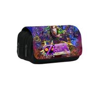 MayDee Trousse à Crayons Z-lda étui à Crayons pour étudiants avec Double Fermeture à Glissière Boîte à Stylo Z-lda Étui à Stylos Imprimé Grande Capacité (B)