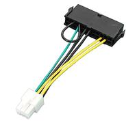 MayDONG Câble adaptateur d'alimentation ATX 24 broches vers 6 broches pour cartes mères Acer 6 broches, noir, PVC, 18 AWG, 30 cm/10 cm, câble adaptateur