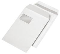 mayer-network 30005318 Enveloppes d'expédition C4, opaques, avec fenêtre, autocollantes, 120 g/qm, blanc, 250 pièces