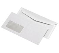 mayer-network 30007488 Enveloppes avec fenêtre (114x229 mm), gommées, 75 g/qm, 1.000 pièces