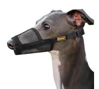 Mayerzon Greyhound - Muselière pour chien Whippet - Muselière en maille souple pour éviter les morsures excessives et les mastications - Convient pour le toilettage, la promenade et les visites chez