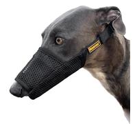 Mayerzon Greyhound - Muselière pour chien whippet - Muselière en maille souple pour éviter les morsures excessives et les mastications - Convient pour le toilettage, la promenade et les visites chez